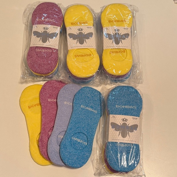 Bombas Accessories - Bombas NWT women’s 5-4ct total 20 pair no show socks Size:MED Color: Multi